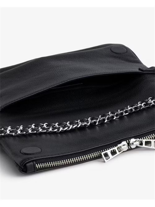 ROCK GRAINED LEATHER ZADIG&VOLTAIRE | PWGAP2003F001 NOIR